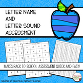 Letter Name and Letter Sound Assessments