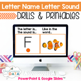 Letter Name and Sound Drills A-Z | Freebie