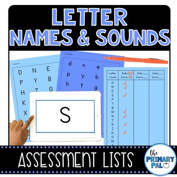 Preview of Letter Names & Sounds Assessment Lists
