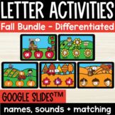 Fall Alphabet Activities for Google Slides™ - Fall Theme P