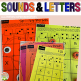 Letter Names & Sounds Game | Science of Reading | Fall No Prep