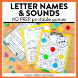 Letter Names & Sounds Games: Print, Play, LEARN!