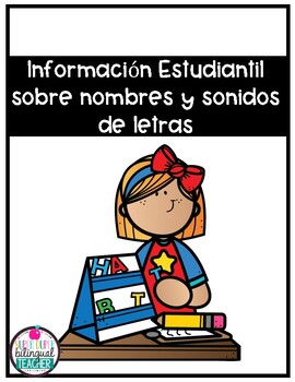 Preview of Letter Names and Sounds Assessment- Spanish