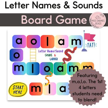 Letter Name & Sound Board Game, Rainbow Fish Game