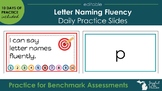 Letter Naming Fluency - Daily Practice Slides
