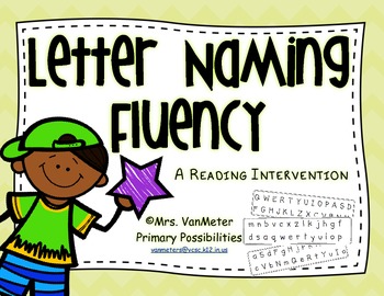 Preview of Letter Naming Fluency (Reading Intervention)