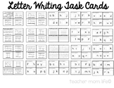 Letter Naming Task Cards