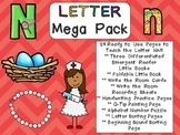 Letter Nn Mega Pack- Kindergarten Alphabet- Handwriting, L