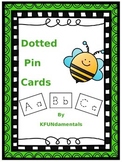 Letter & Number Formation Dotted Push-Pin Cards - Great fo