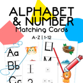 Letter & Number Matching Cards
