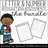 Letter & Number Recognition Assessments (The Bundle)