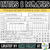 Letter & Number Writing & Flash Cards | Back to School Pri