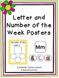 Letter- Number of the Week Posters