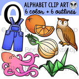 Letter O Clip Art Alphabet / Beginning Sound O