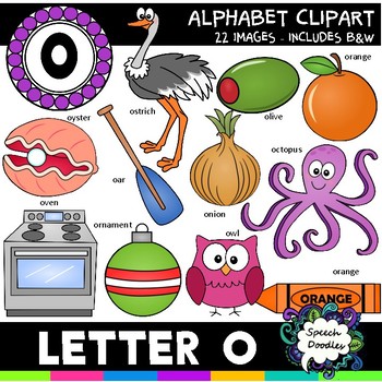 Letter O Clipart - 22 images! For Commercial and Personal Use! | TpT