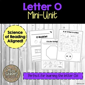 Preview of Letter O - Mini-Unit - Science of Reading - Orton Gillingham Inspired