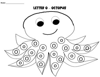 letter o coloring sheets teaching resources teachers pay teachers