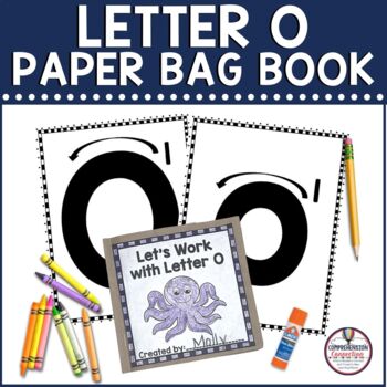 Preview of Letter O Project, Letter O Paper Bag Book, Activities for Letter O