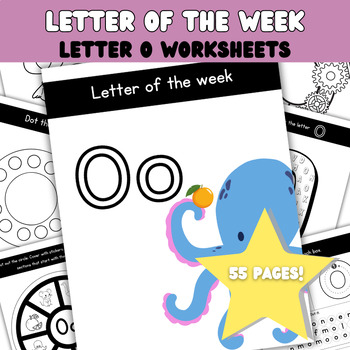 Preview of Letter O Practice Pages | Letter Of The Week | Uppercase Lowercase Recognition