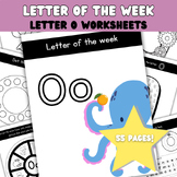 Letter O Practice Pages | Letter Of The Week | Uppercase L