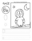 letter o tracing worksheets teaching resources tpt