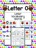 Letter O Vocabulary Cards