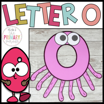 Preview of Letter O craft | Alphabet crafts | Lowercase letter craft | Octopus craft