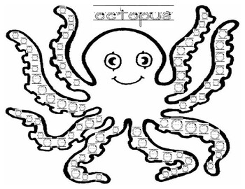 Letter O octopus by Dr Garofolo | TPT