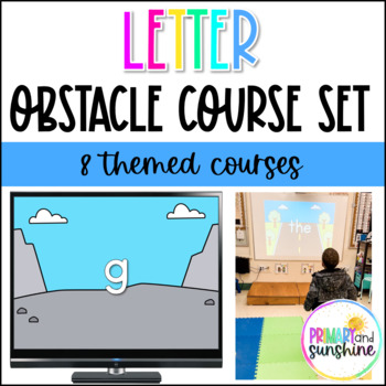 Preview of Letter Obstacle Courses