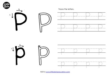 letter p activities and worksheets by little dots tpt