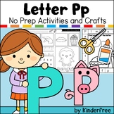 Letter P Alphabet No Prep Activities and Crafts
