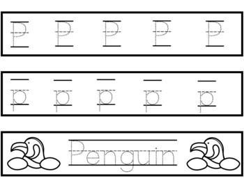 Letter P | Penguin Worksheet Craft Preschool Kindergarten | Letter of ...