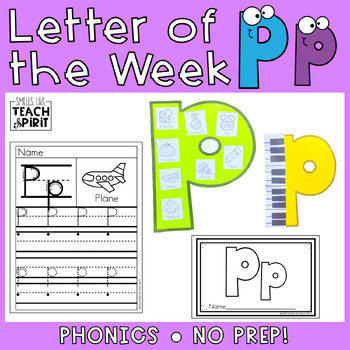 Phonics Craftivity Letter P - Top Teacher