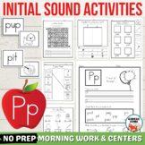 Letter P Phonics Worksheets, Consonant Vowel Activities Cu