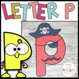 Letter P craft | Alphabet crafts | Lowercase letter craft 