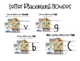 Letter Placement Size Houses Posters