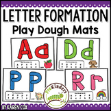 Letter Play Dough Mats