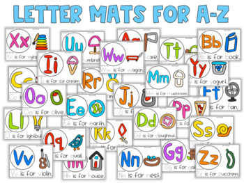 Alphabet Playdough Mats – Proud to be Primary