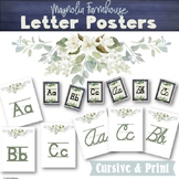 Letter Posters Magnolia Farmhouse Classroom Decor