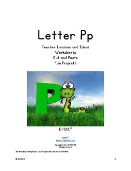 Letter Pp by TwinEd | TPT