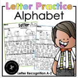 Letter Practice Alphabet Booklet Distance Learning