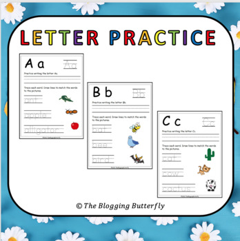 Preview of Letter Practice - Letter and Picture Match