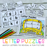 Letter Puzzles - Matching Uppercase and Lowercase Letters