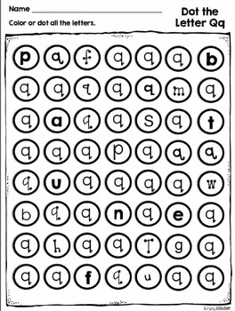 Letter Q | Alphabet Printables and Centers by Simply Kinder | TpT