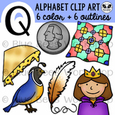 Letter Q Clip Art Alphabet / Beginning Sound Q