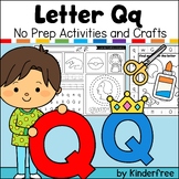 Letter Q Alphabet No Prep Activities and Crafts