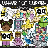 Letter Q Clipart {alphabet clipart}