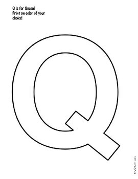 letter q craft letter of the week qq craft q is for