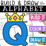 Letter Q Craft and Queen Directed Drawing