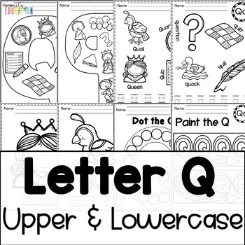 letter q worksheets teaching resources teachers pay teachers